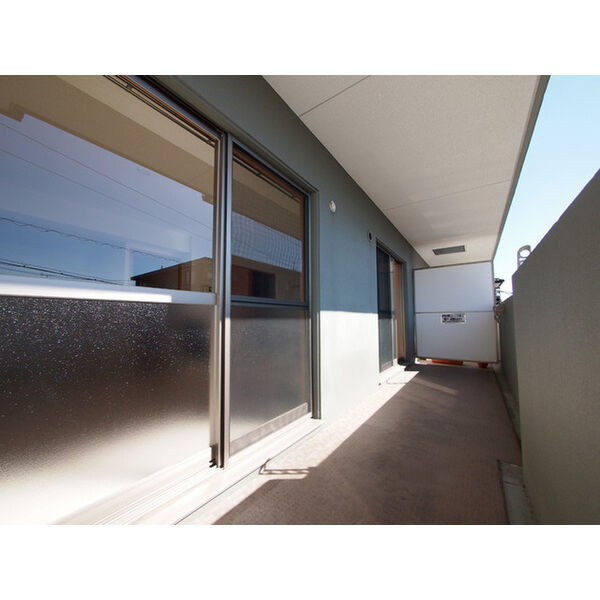 クレアール城並のバルコニー