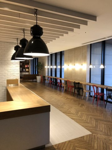 共用施設【SUN F棟 CAFE LOUNGE】 
カフェを設けたラウンジ
