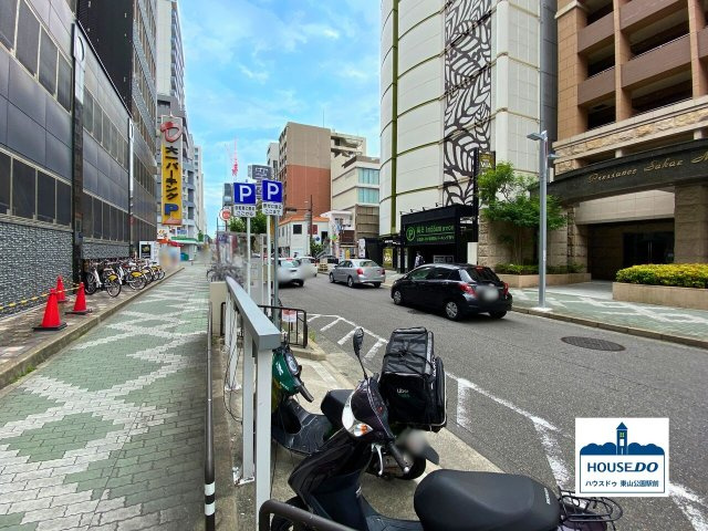 【駅近】3方角住戸！ペット可♪プレサンス栄メディパークの外観|マンション外観と周辺の様子
