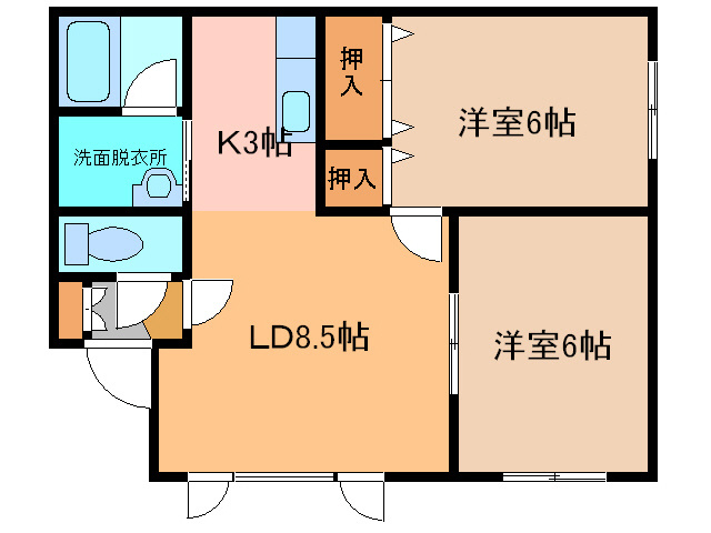 らいふFの間取り