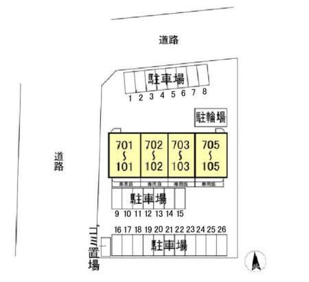 アンクレージュの区画図