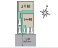 【名古屋市守山区天子田2丁目1409新築戸建2号棟】✨️仲介手数料無料✨️天子田小学校・大森中学校の画像