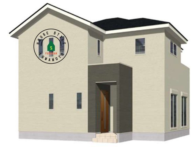 菊池郡大津町大字下町第2-3棟(2号棟)の外観パース|外観も気になるポイント