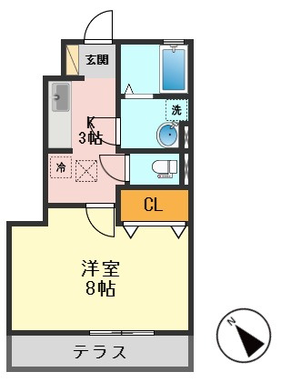 カインドコープ　Ⅲの間取り