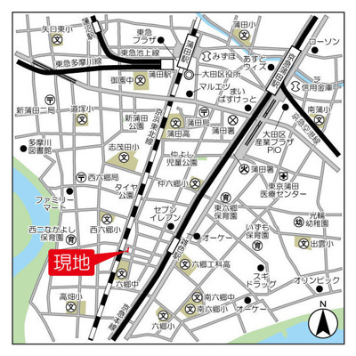 【地図】 | ＰＡＴＨ仲六郷