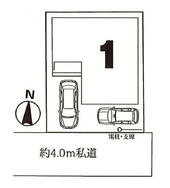 新座市栄5丁目　子育て最適エリア　ひだまりの邸　限定1棟の区画図|陽当り良好♪南道路の限定1棟の誕生です♪