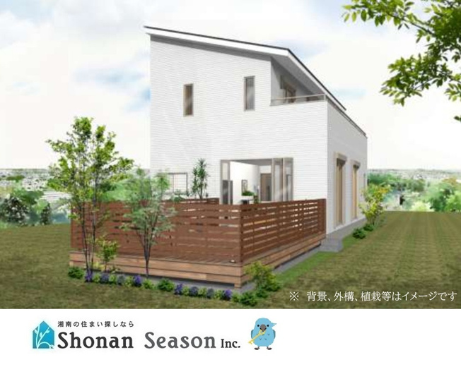 【外観】 | ウッドデッキは、晴れた日にランチやバーベキューをしたり、お庭の延長としてガーデニングを楽しんだり、日々の暮らしが楽しくなります◎
