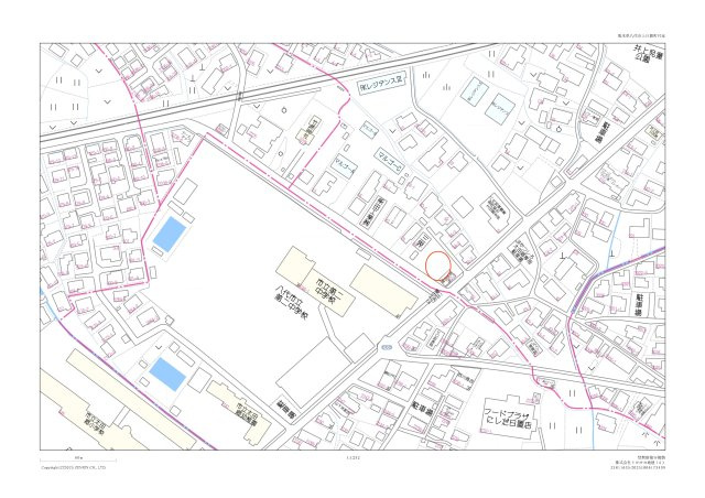 井上町土地の地図