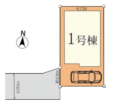 新座市栄5丁目　星降るスカイデッキ付　ZEH水準住宅　限定1棟の区画図