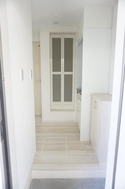 メルディア柴又Bの玄関