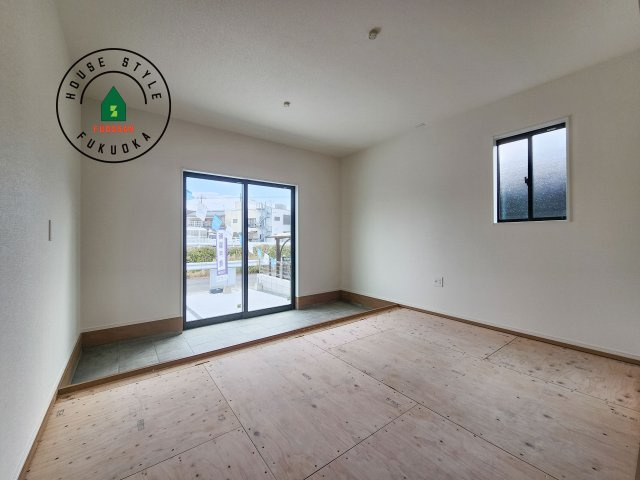 小郡市大保第4-2棟（1号棟）の内観：施工例|柔らかい畳が心地よい和室