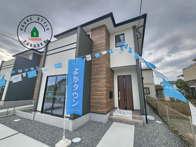 小郡市大保第4-2棟（2号棟）の前面道路含む現地写真|見学の時間などお気軽にお問い合わせ下さい。