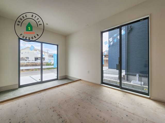 小郡市大保第4-2棟（2号棟）の内観：施工例|柔らかい畳が心地よい和室