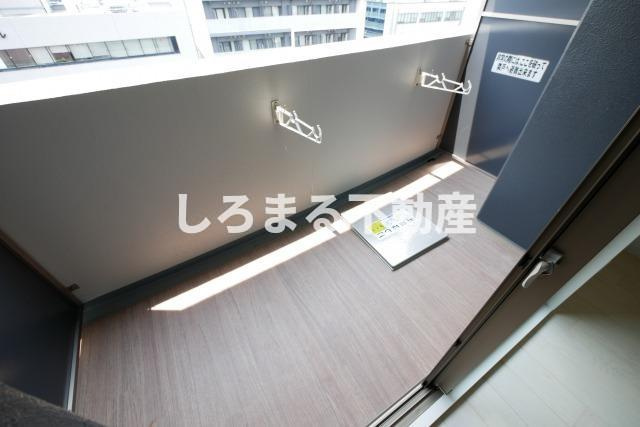 ARISTO扇町のバルコニー
