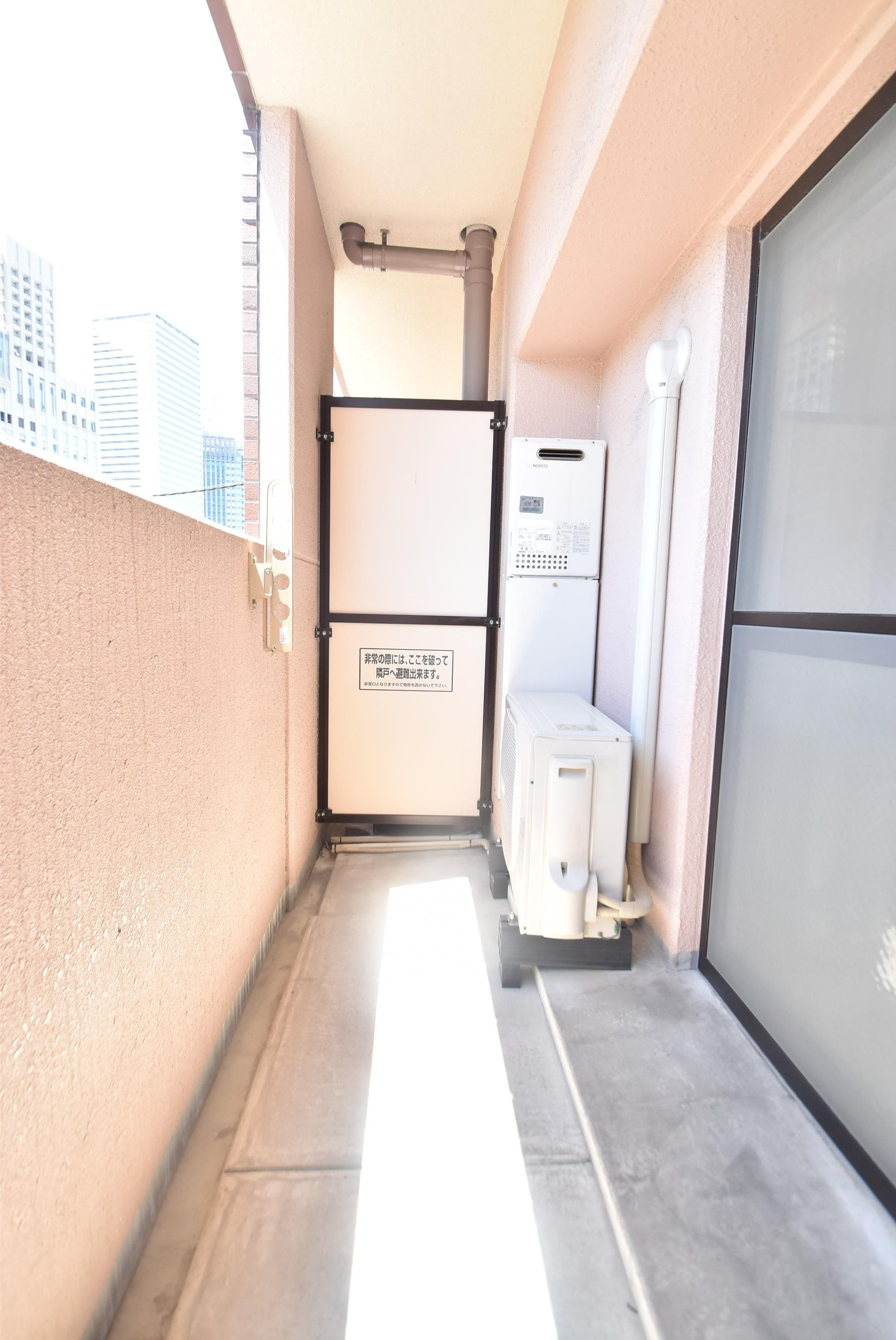 大阪市都島区片町２丁目の賃貸マンションのバルコニー