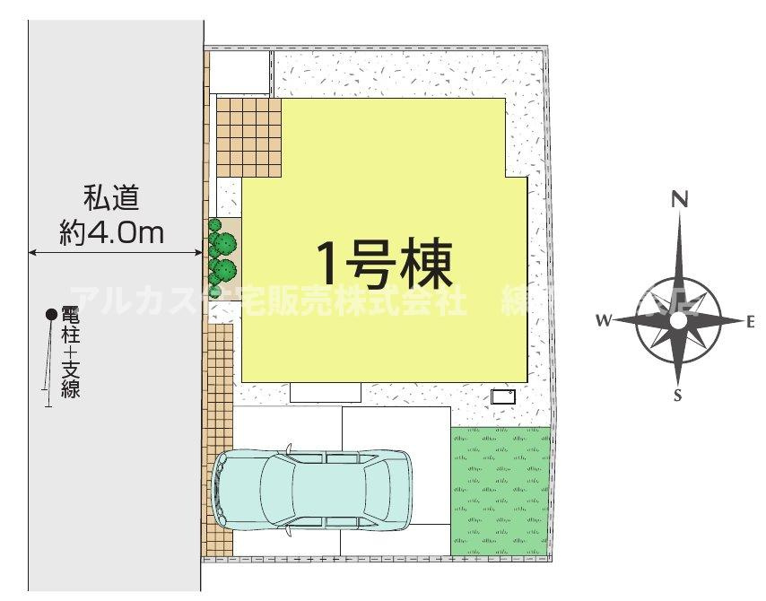 西東京市泉町3丁目　新築一戸建　西武新宿線　西武柳沢の区画図