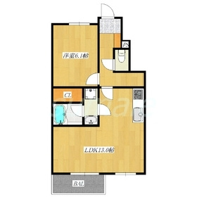 ヴィラージュ志伊Ⅲの間取り|使いやすい間取りです☆