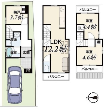 【間取り】 | K41315-翔鸞