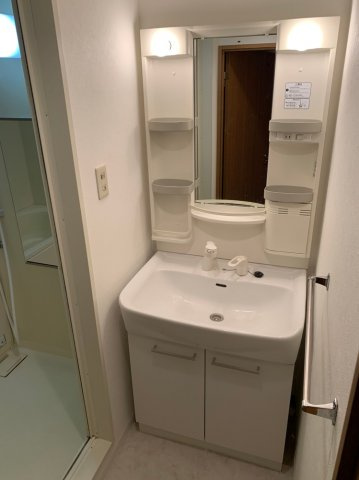 カルム小西の独立洗面台|独立洗面台、朝の身支度には欠かせません