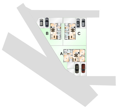 【区画図】 | ボヌール