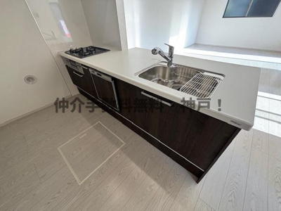 【キッチン】 | 神戸市西区桜が丘西町3丁目　新築戸建　仲介手数料無料！ | お料理しやすいキッチンです