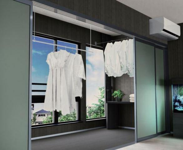 藤のバルコニー