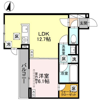 【間取り】 | Noble raffiner北浦和