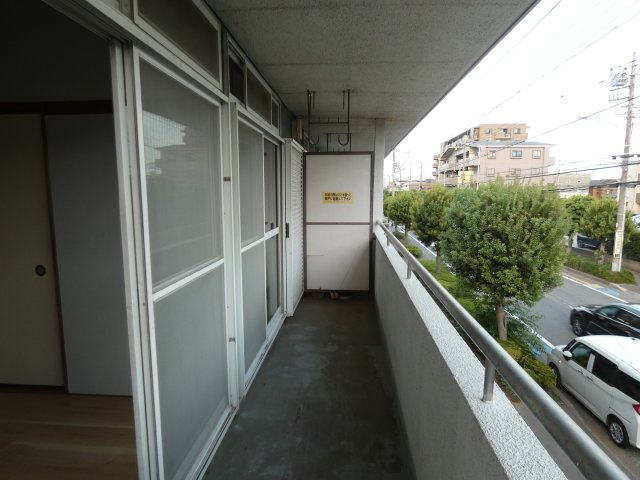 パールハイツのバルコニー