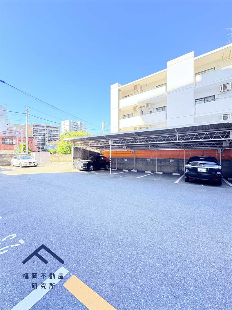 春日原パークマンションの駐輪場