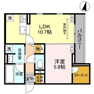 【間取り】 | Noble raffiner北浦和