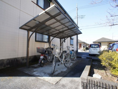 【その他共用部分】 | ラフォーレいずみ野A | 屋根付きの駐輪場があります♪
