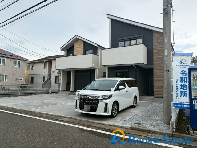 新築戸建　茅ヶ崎市柳島2丁目の外観|柳島小学校まで約350ｍ、中島中学校まで約600ｍとお子様の通学も安心の立地です♪