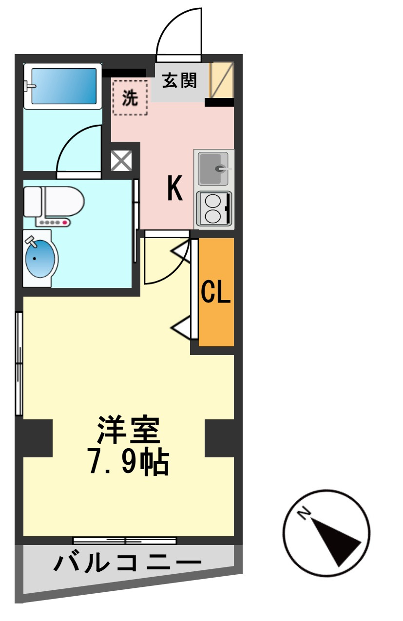 アセット瑞江の間取り