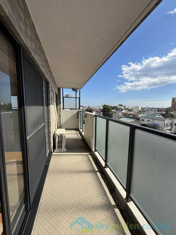 アエリア小田原浜町のバルコニー