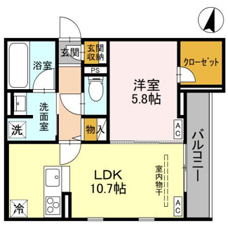 【間取り】 | Noble raffiner北浦和