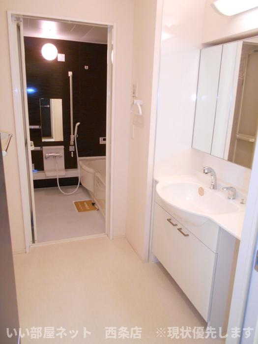 ヴィラ・ボヌールの洗面所