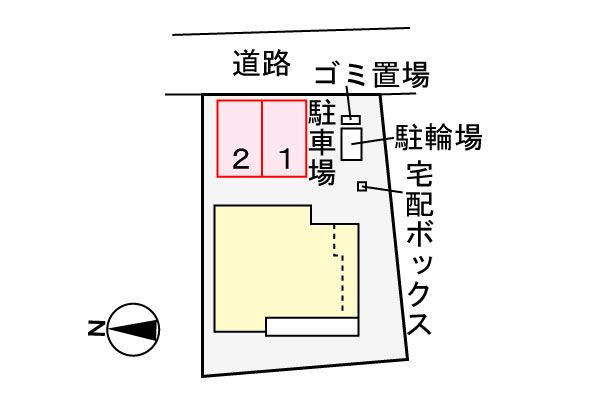 プレミールの駐車場