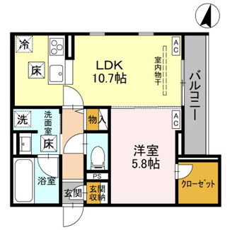 【間取り】 | Noble raffiner北浦和