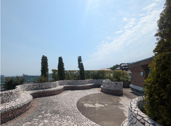 パレ・シェール芦屋東山のその他共用部分|景色を楽しめる屋上庭園