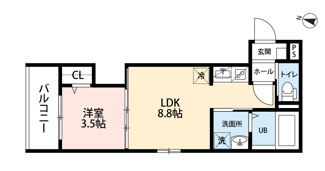 【間取り】 | HARU Terrace | 使いやすい間取りです。