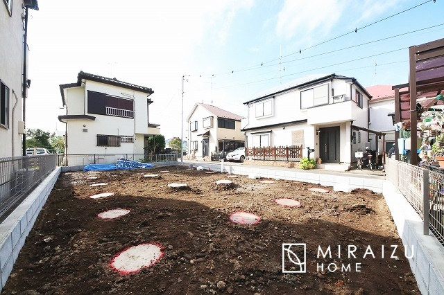 【外観】 | 陽の光をたっぷりと浴びながら気持ち良く生活が出来ます。夢のマイホーム、夢ではなく実現出来ます！見学・ご相談等、お気軽にご連絡下さい。