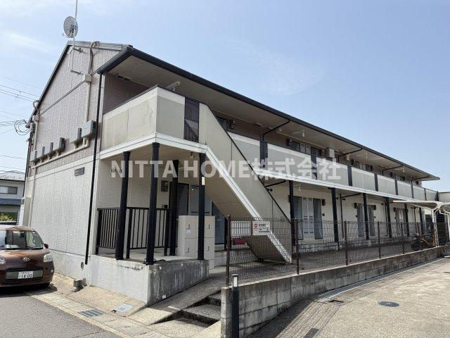 ネオコーポ・アイの外観|鉄骨造のアパートです＊