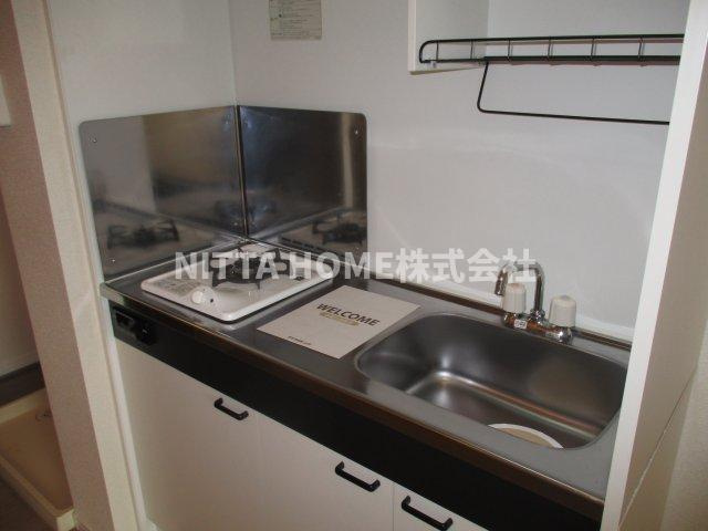 ネオコーポ・アイのキッチン|ガスコンロ付きのキッチン☆彡