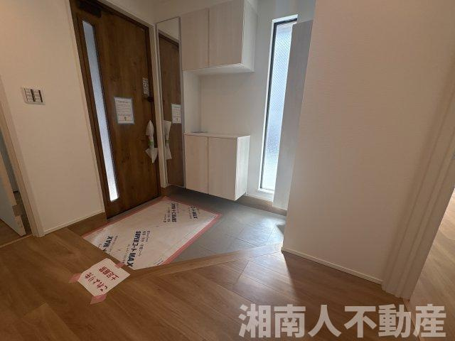 茅ヶ崎市今宿　新築戸建　全4棟の玄関|毎日通る玄関はこちらです