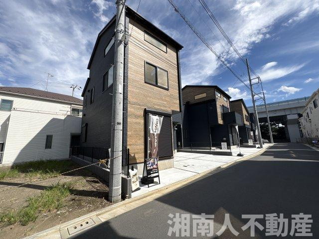 茅ヶ崎市今宿　新築戸建　全4棟の前面道路含む現地写真|前面道路含む現地写真です