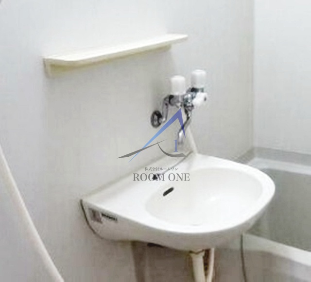 グリーンフラッツ旗の台の洗面所|洗面台です。