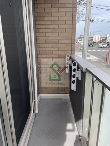 スリーカントリーのバルコニー