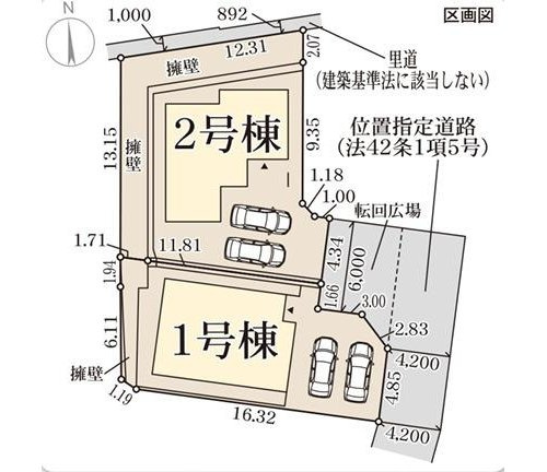 リーブルガーデン　倉敷市中庄(第13)【仲介手数料無料】の区画図