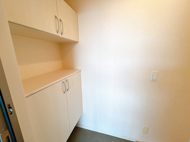 ヴィエントⅡの玄関|別部屋反転間取りのお写真となります。