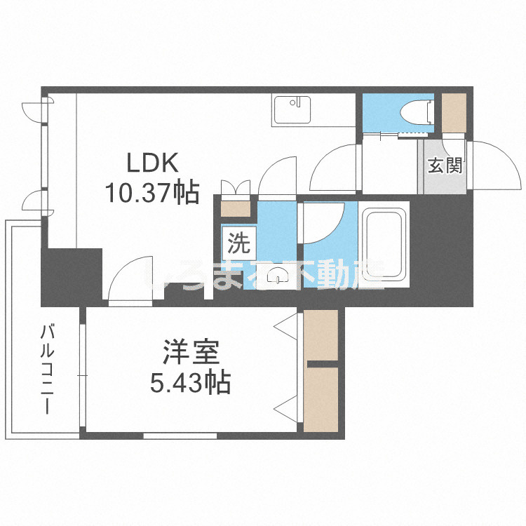 プレジオ難波ASIANの間取り